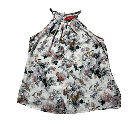Akira Chicago Red Label Womens S Floral Sleeveless Flowy Tank Top - Picture 1 of 8